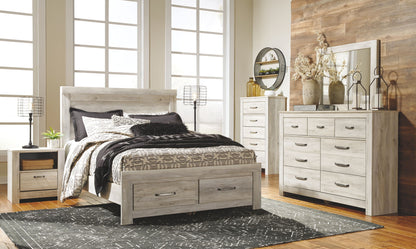 Bellaby - One Drawer Night Stand - Whitewash - The Sleep Loft - Online Mattress Showroom NYC