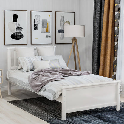 Platform Bed With Headboard, Footboard And Wood Slat Support - The Sleep Loft - Online Mattress Showroom NYC