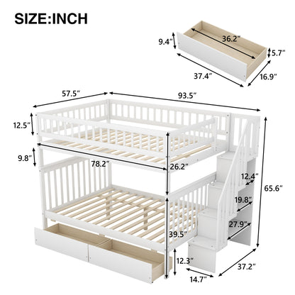Bunk Bed With Staircase - The Sleep Loft - Online Mattress Showroom NYC