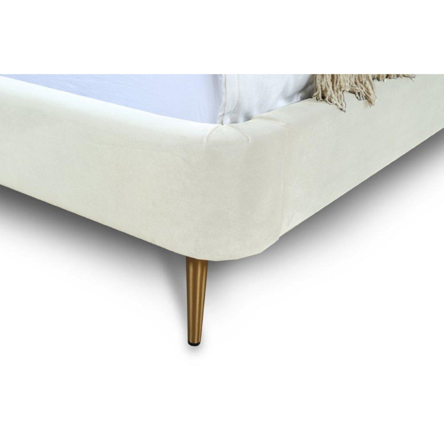 Heather - Upholstered Bed With Curved Headboard - The Sleep Loft - Online Mattress Showroom NYC
