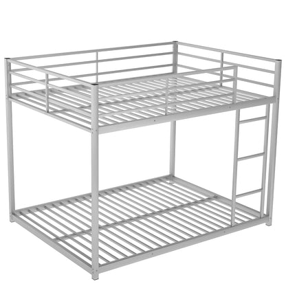Metal Bunk Bed, Low Bunk Bed With Ladder - The Sleep Loft - Online Mattress Showroom NYC