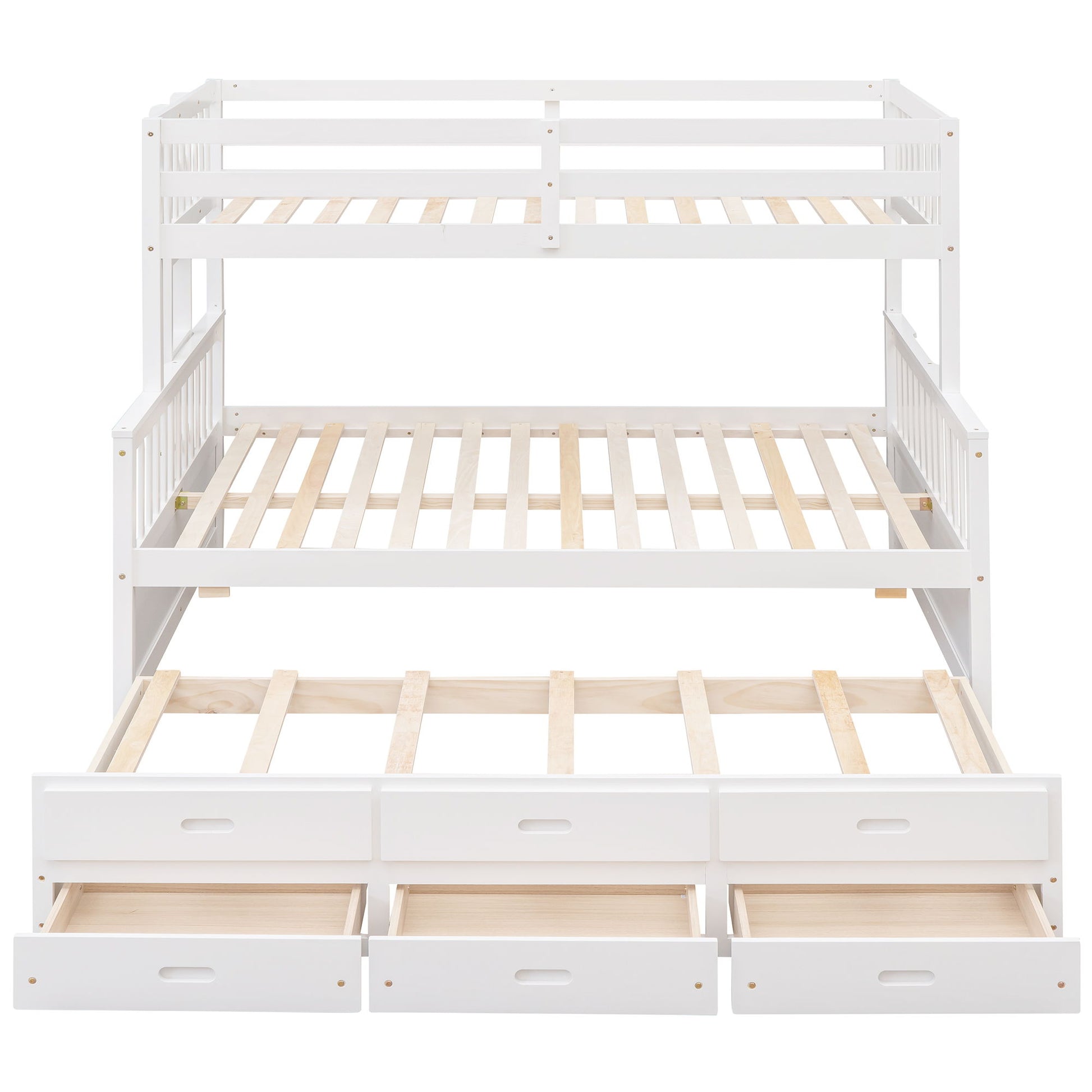 Bunk Bed With Twin Size Trundle And Drawers - The Sleep Loft - Online Mattress Showroom NYC