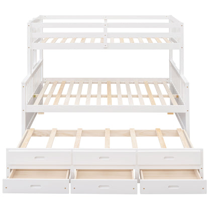 Bunk Bed With Twin Size Trundle And Drawers - The Sleep Loft - Online Mattress Showroom NYC