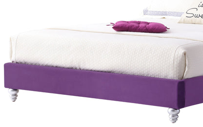 Upholstered Velvet Bed Transitional - The Sleep Loft - Online Mattress Showroom NYC