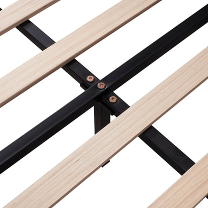 Upholstered Platform Bed With Flower Pattern Velvet Headboard - The Sleep Loft - Online Mattress Showroom NYC