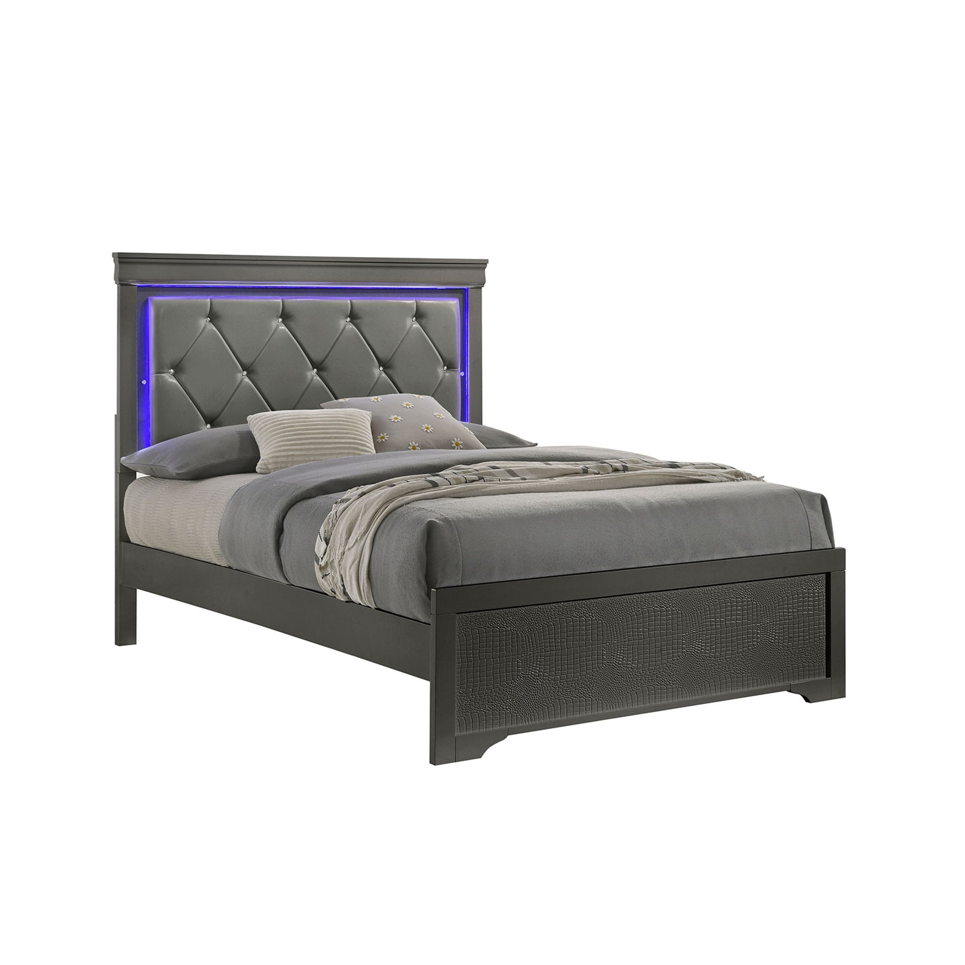 Blaze - Bed With LED Headboard - The Sleep Loft - Online Mattress Showroom NYC