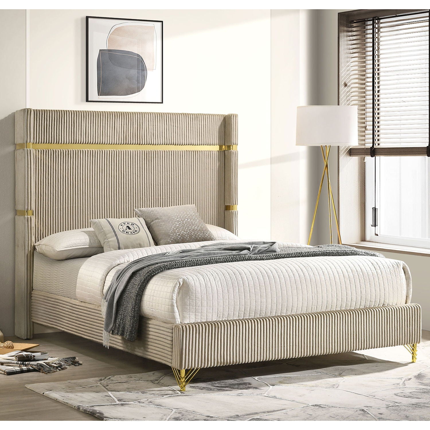 Malcolm - Wingback Bed - The Sleep Loft - Online Mattress Showroom NYC