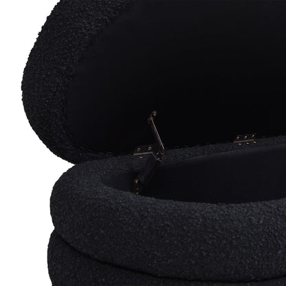 Fuji - Upholstered Oval Storage Bench - The Sleep Loft - Online Mattress Showroom NYC