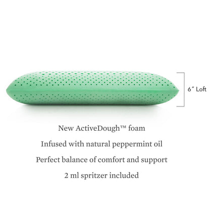 Zoned ActiveDough + Peppermint - Pillow - The Sleep Loft - Online Mattress Showroom NYC