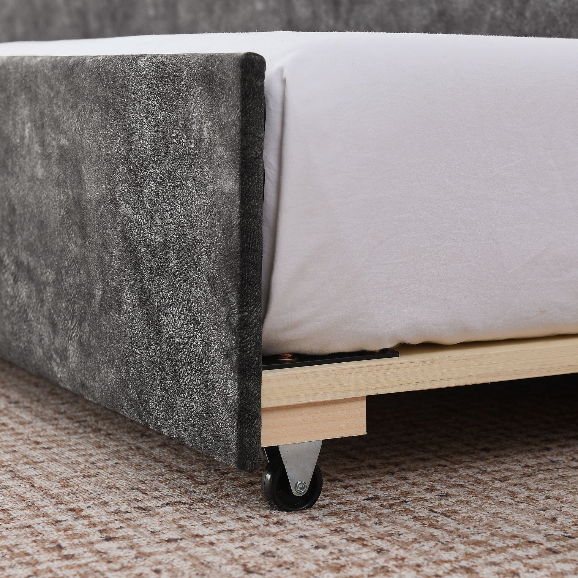 Daybed With Pop Up Trundle And USB Charging Armrest - The Sleep Loft - Online Mattress Showroom NYC