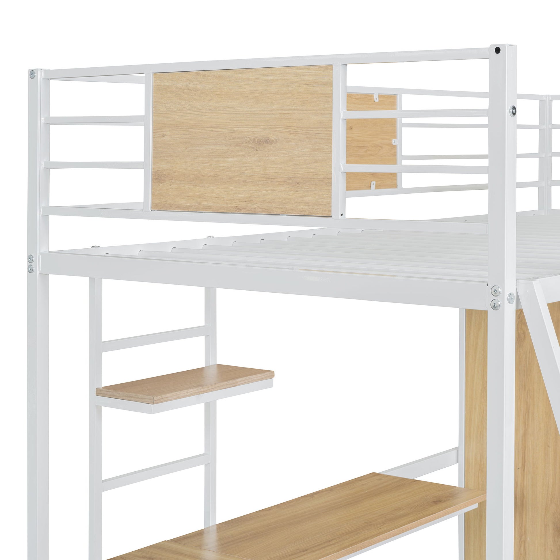 Loft Bed With L Shape Desk And Wardrobe - The Sleep Loft - Online Mattress Showroom NYC