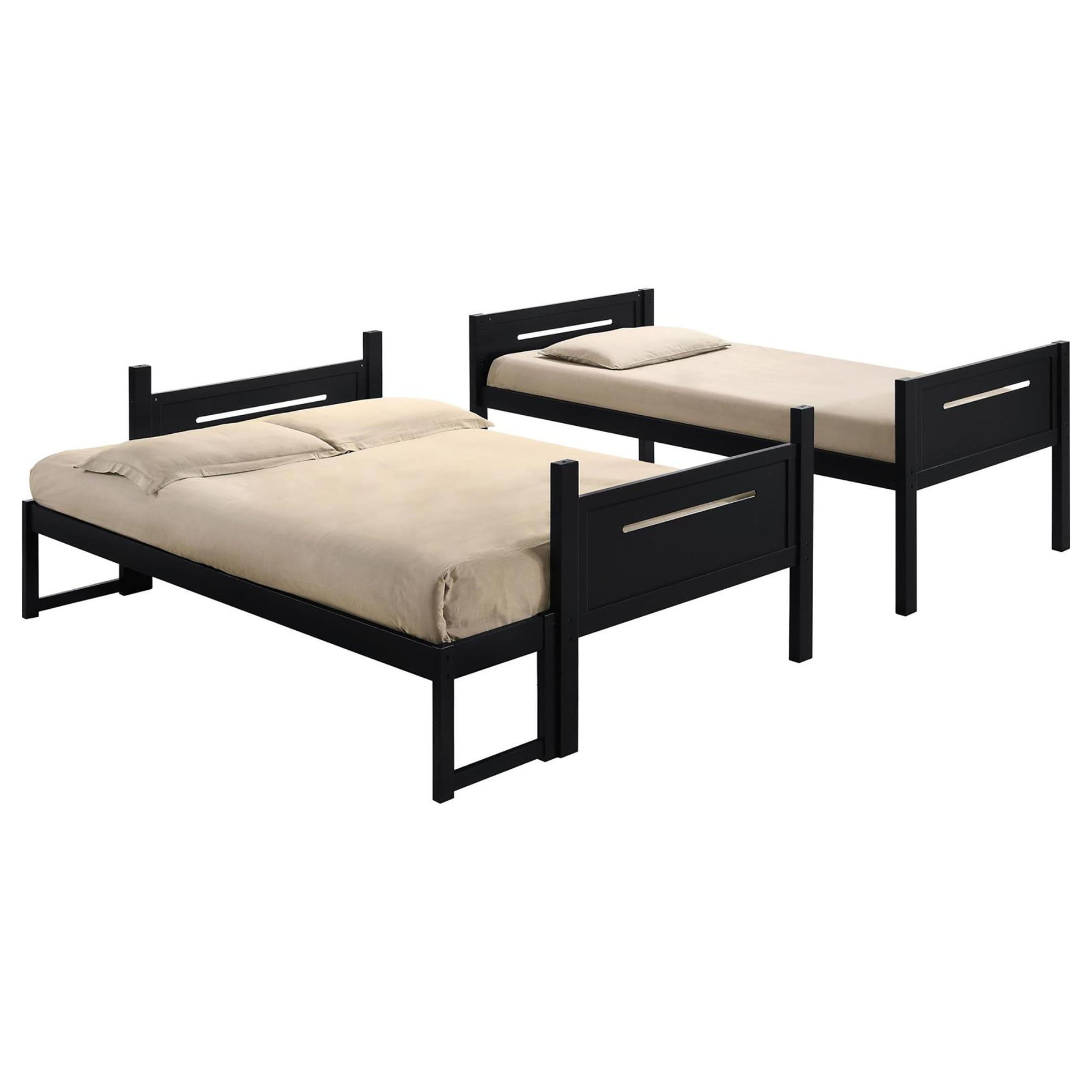Bunk Bed With Built In Ladder, Safety Guardrails And Angled Access Step - The Sleep Loft - Online Mattress Showroom NYC