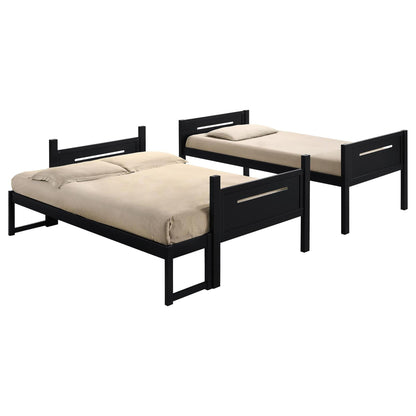Bunk Bed With Built In Ladder, Safety Guardrails And Angled Access Step - The Sleep Loft - Online Mattress Showroom NYC