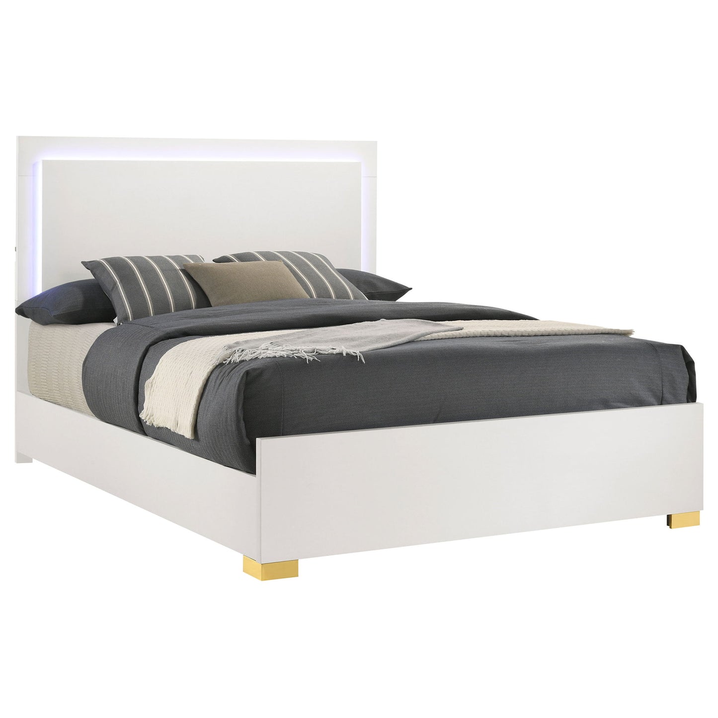 Jeremiah - LED Panel Bed With Touch Controlled Lighting - The Sleep Loft - Online Mattress Showroom NYC