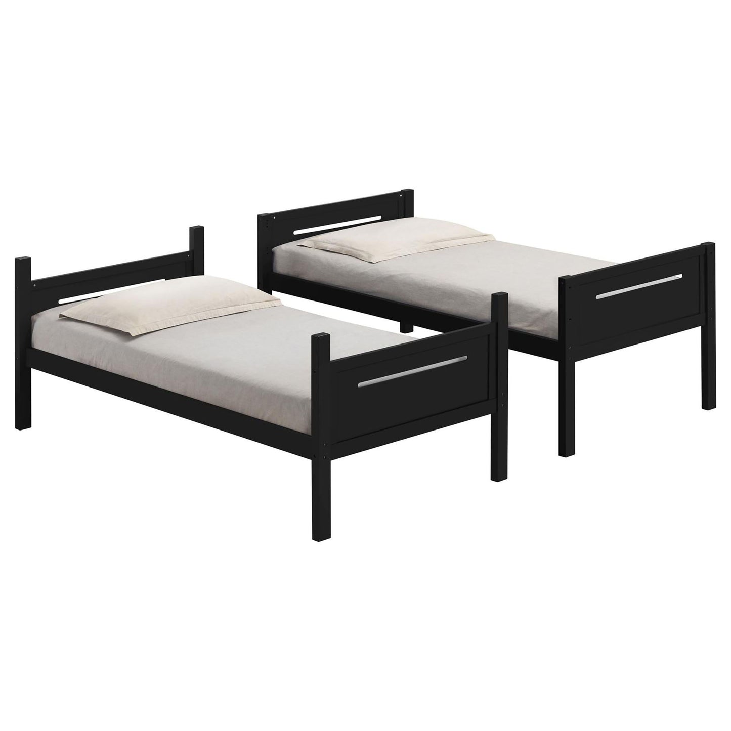 Bunk Bed With Built In Ladder, Safety Guardrails And Angled Access Step - The Sleep Loft - Online Mattress Showroom NYC