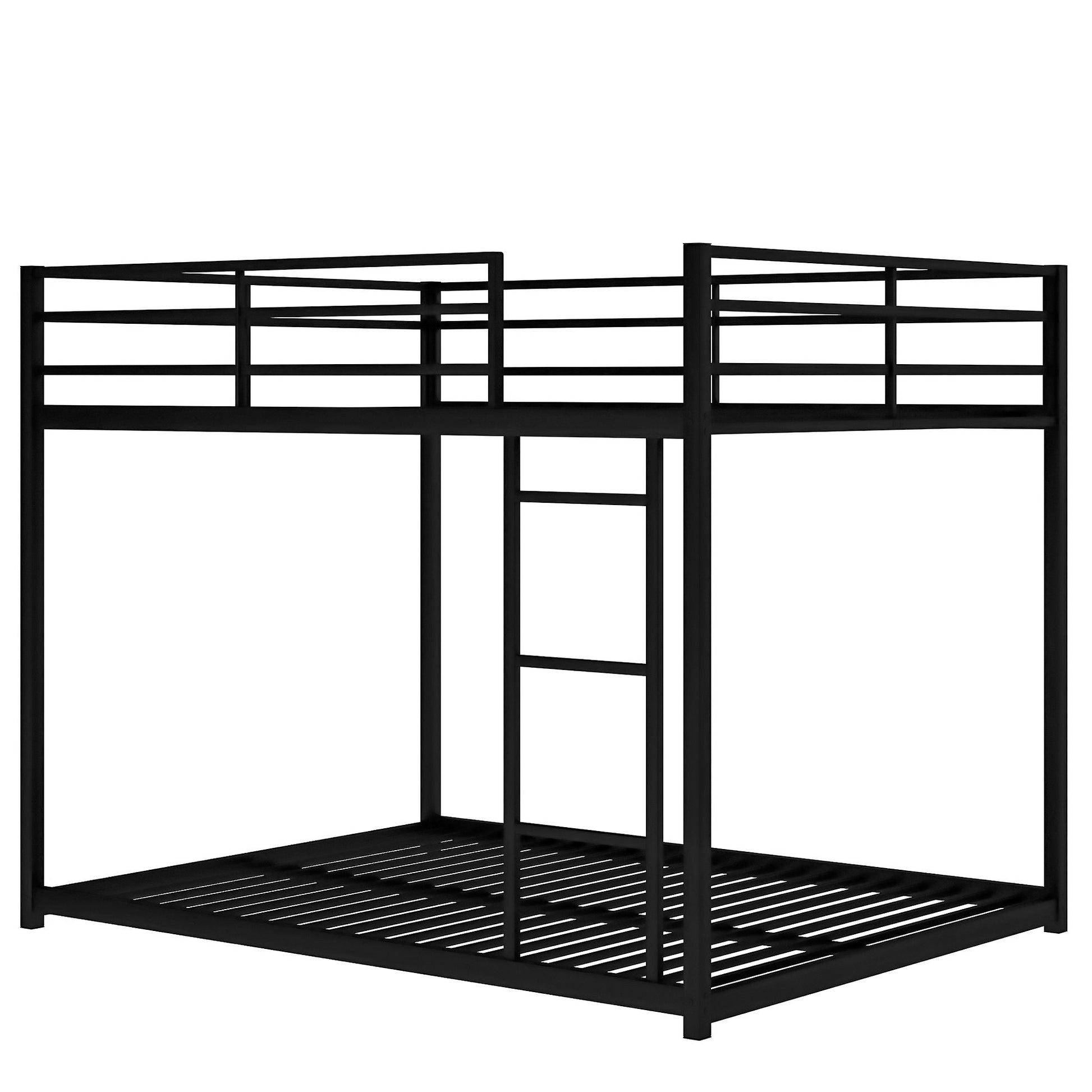 Metal Bunk Bed, Low Bunk Bed With Ladder - The Sleep Loft - Online Mattress Showroom NYC