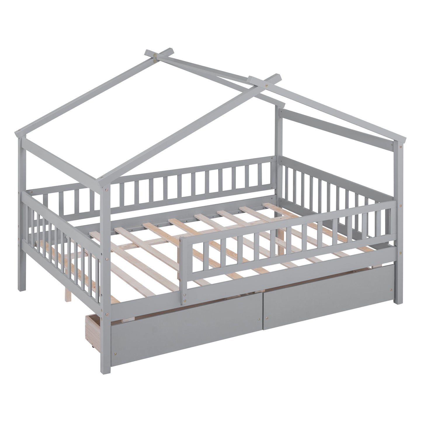 House Bed With 2 Drawers - The Sleep Loft - Online Mattress Showroom NYC