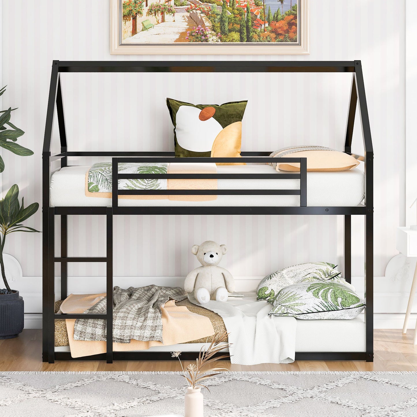 House Bunk Bed With Built In Ladder - The Sleep Loft - Online Mattress Showroom NYC