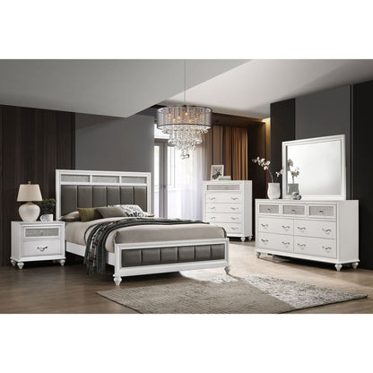 Barzini - 2 Drawer Nightstand Storage - White - The Sleep Loft - Online Mattress Showroom NYC