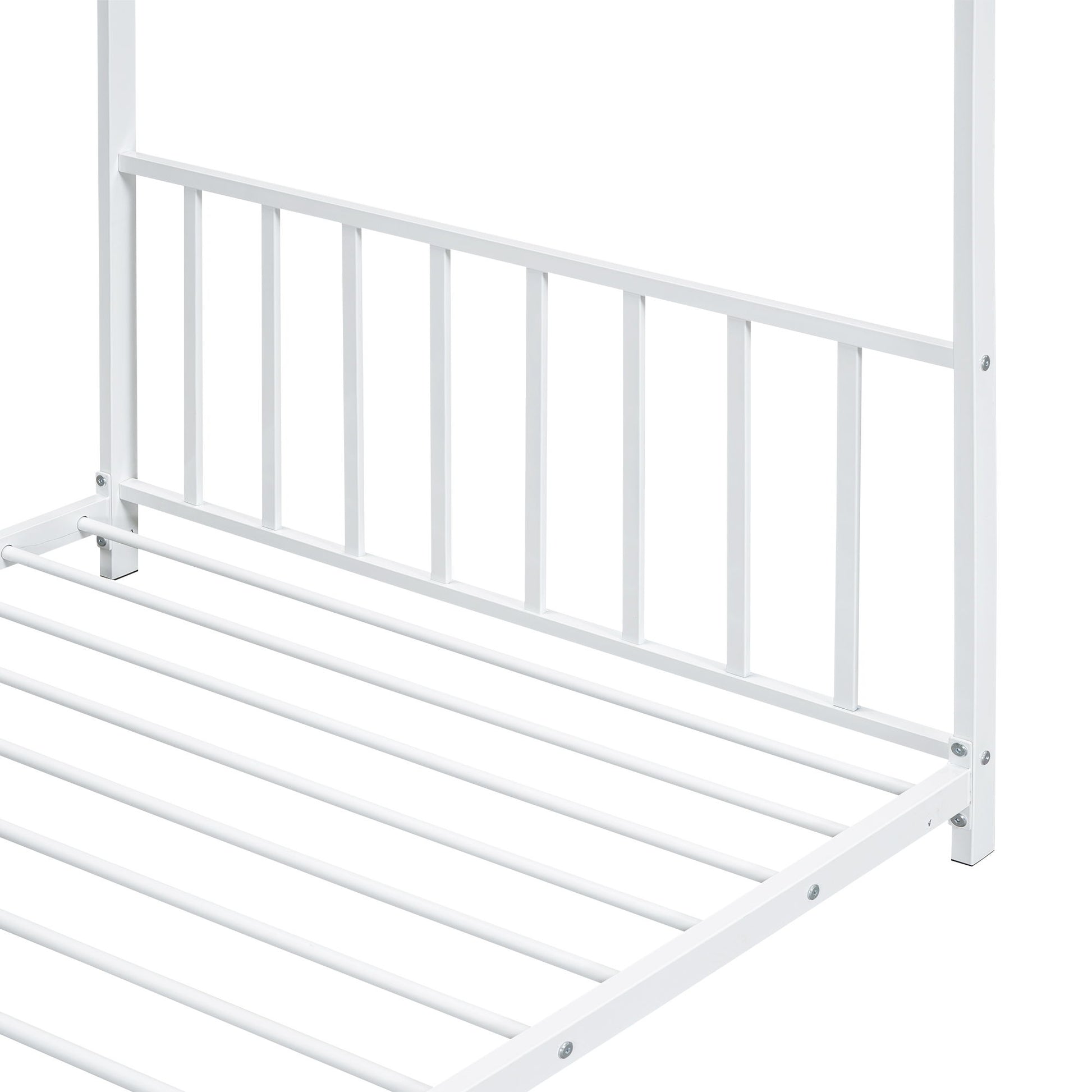 Metal House Platform Bed With Modern Design And Durable Frame - The Sleep Loft - Online Mattress Showroom NYC
