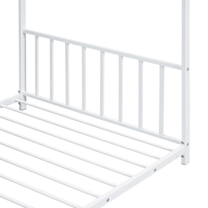 Metal House Platform Bed With Modern Design And Durable Frame - The Sleep Loft - Online Mattress Showroom NYC