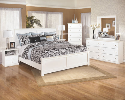 Bostwick Shoals - One Drawer Night Stand - White - The Sleep Loft - Online Mattress Showroom NYC