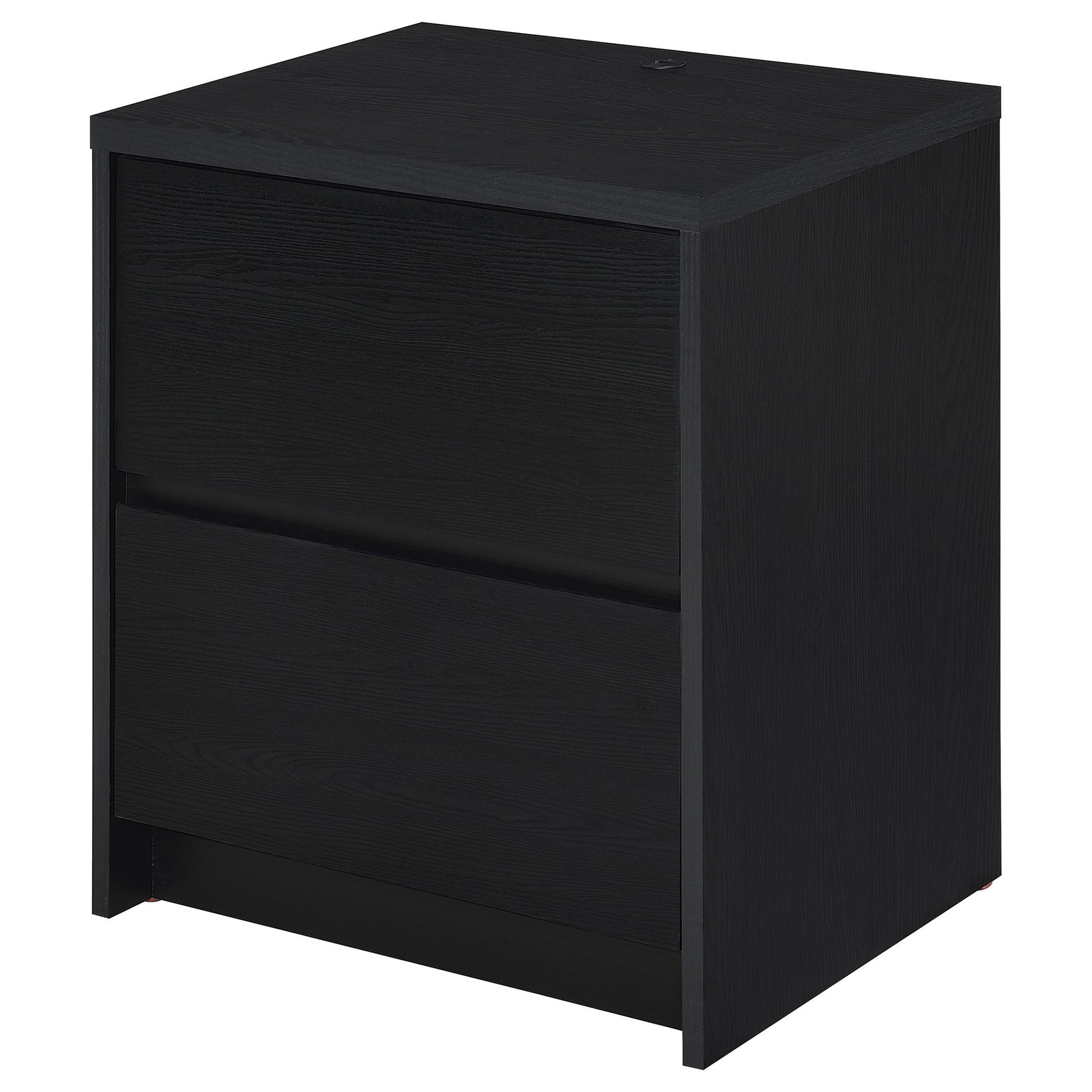 Geary - 2 Drawer Nightstand With LED Lights And USB Charging Ports - The Sleep Loft - Online Mattress Showroom NYC