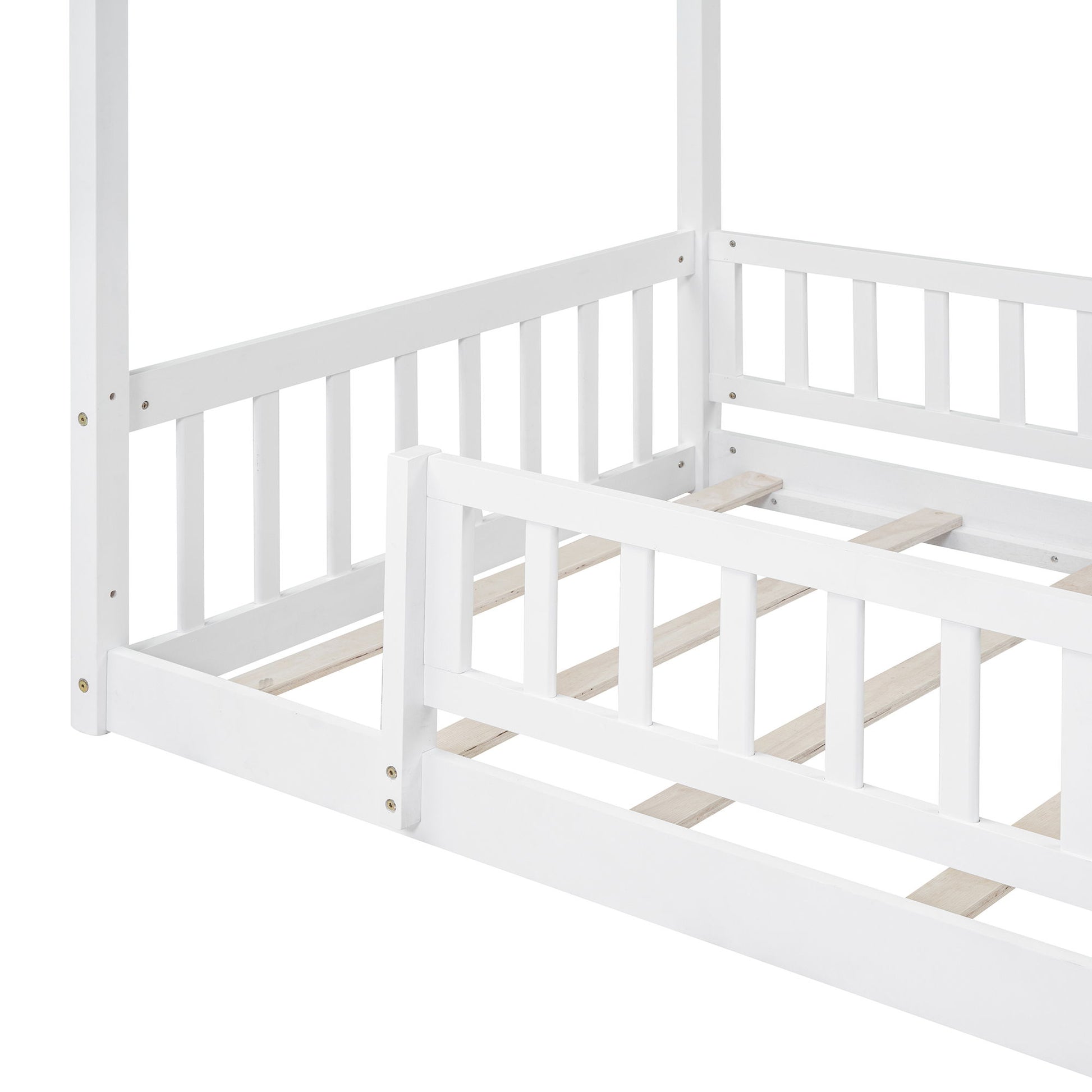 Bed House Bed Frame With Fence - The Sleep Loft - Online Mattress Showroom NYC