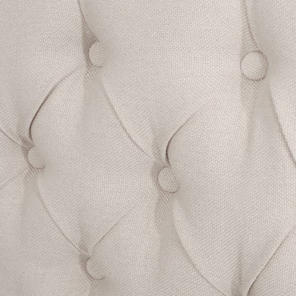 Cumulus - Fully Upholstered Fabric Queen Bed Set - Ivory - The Sleep Loft - Online Mattress Showroom NYC