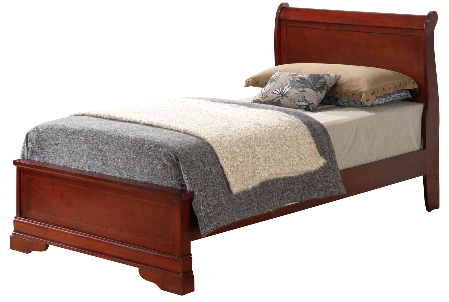 Sleigh Bed With Low Footboard - The Sleep Loft - Online Mattress Showroom NYC