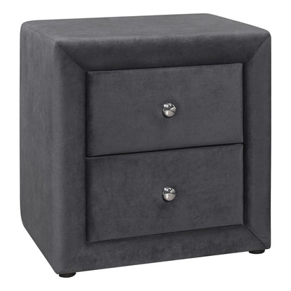 Nightstand, Storage Drawer Versatile Use, Upholstered, Transitional - The Sleep Loft - Online Mattress Showroom NYC