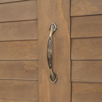 Queen Size Murphy Bed With Louvered Design And Multiple Storage Shelves - Wood - The Sleep Loft - Online Mattress Showroom NYC