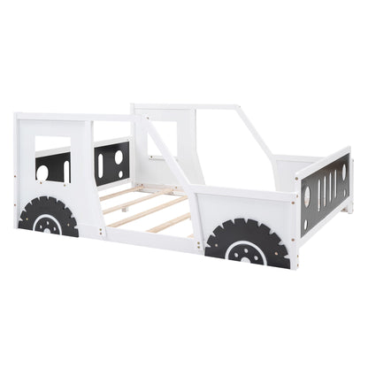 Classic Car Shaped Platform Bed With Wheels - The Sleep Loft - Online Mattress Showroom NYC