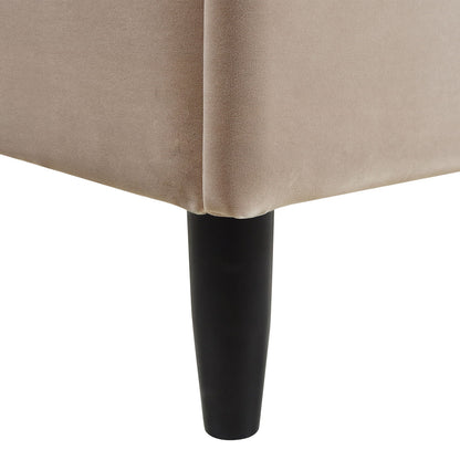 Aspen - Vertical Tufted Modern Headboard Platform Bed Set - The Sleep Loft - Online Mattress Showroom NYC