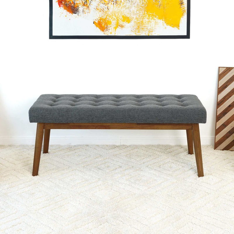 Delilah - Modern Bench - Gray - The Sleep Loft - Online Mattress Showroom NYC