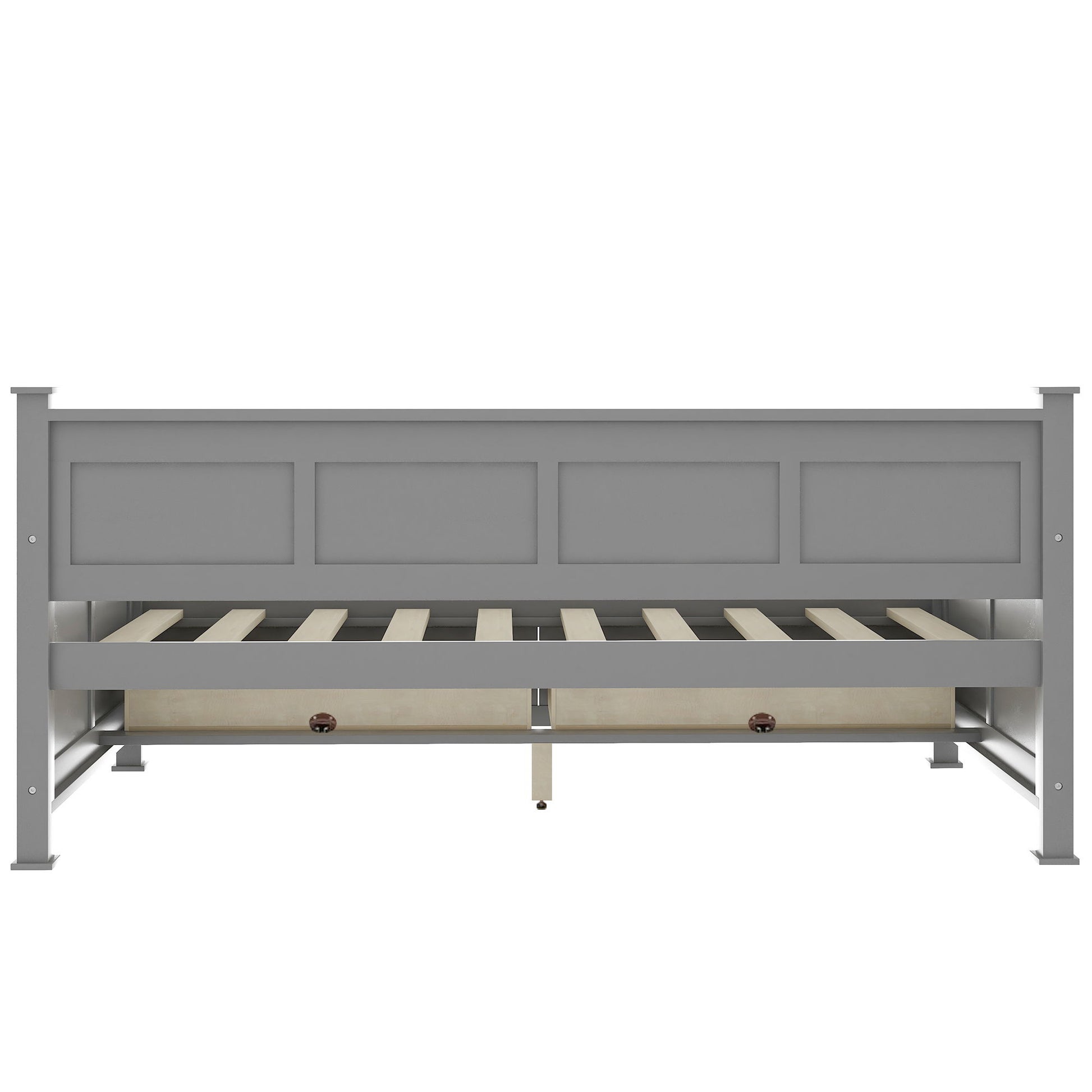 Modern Daybed With 2 Large Drawers, X Shaped Frame - The Sleep Loft - Online Mattress Showroom NYC