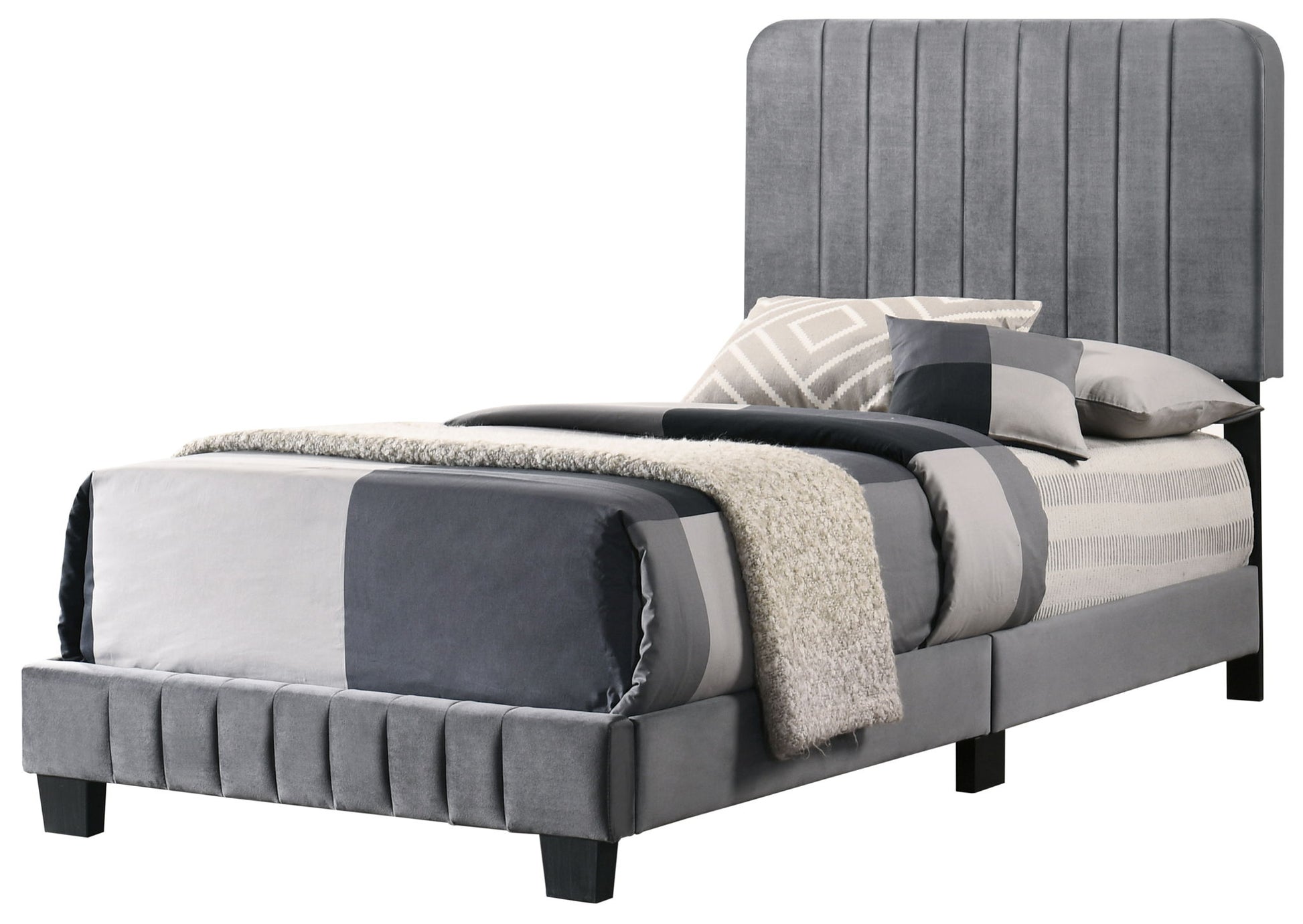 Channel Tufted Bed - The Sleep Loft - Online Mattress Showroom NYC