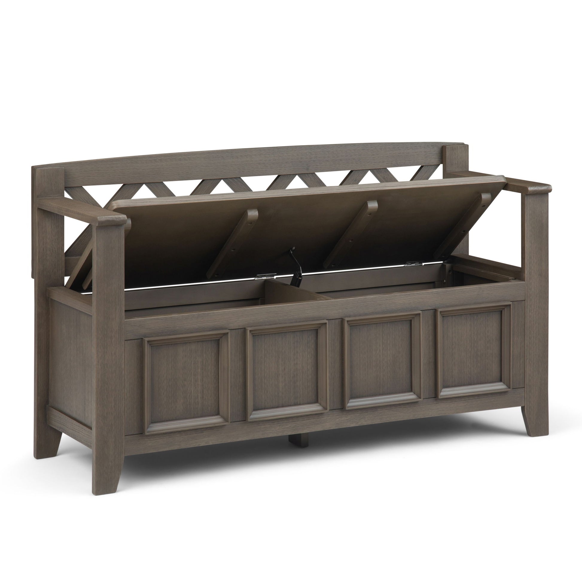 Amherst - Handcrafted Entryway Storage Bench - The Sleep Loft - Online Mattress Showroom NYC