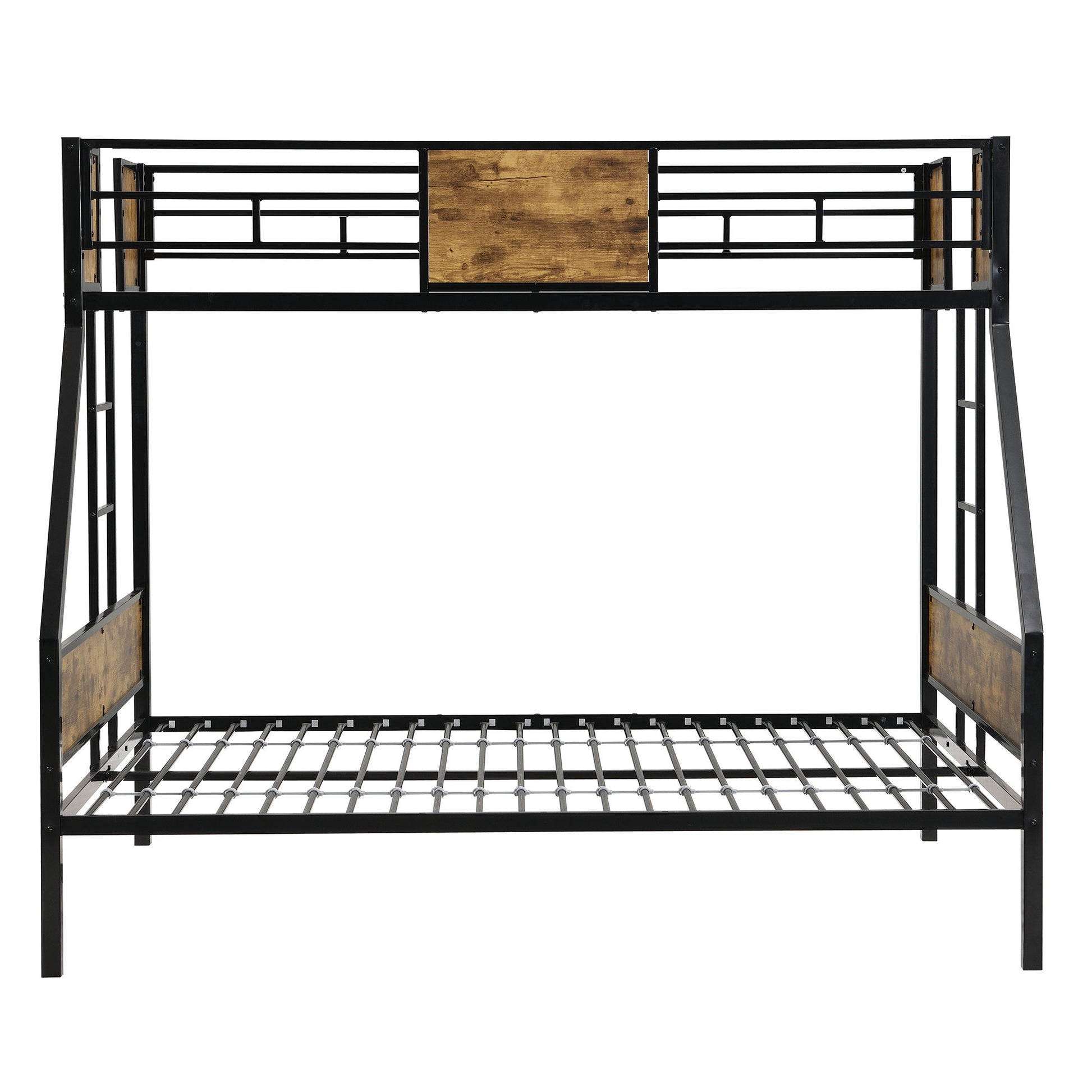 Modern Metal Bunk Bed With Dual Side Ladder And Metal Desig - The Sleep Loft - Online Mattress Showroom NYC