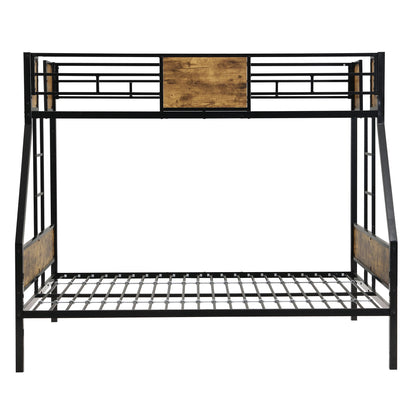 Modern Metal Bunk Bed With Dual Side Ladder And Metal Desig - The Sleep Loft - Online Mattress Showroom NYC
