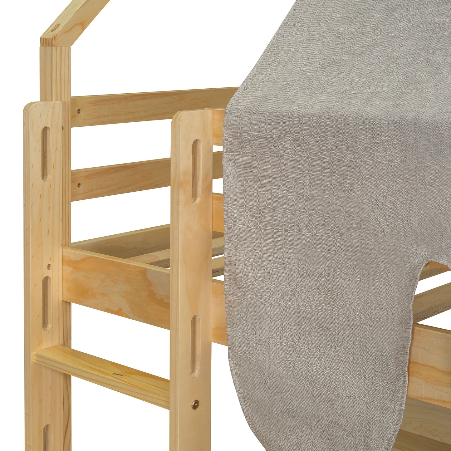 Loft Bed With House Shaped Frame And Tent - The Sleep Loft - Online Mattress Showroom NYC