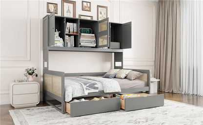 Daybed And All In One Cabinet And Shelf - The Sleep Loft - Online Mattress Showroom NYC
