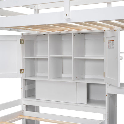 Loft Bed With Built In Desk And Staircase - The Sleep Loft - Online Mattress Showroom NYC