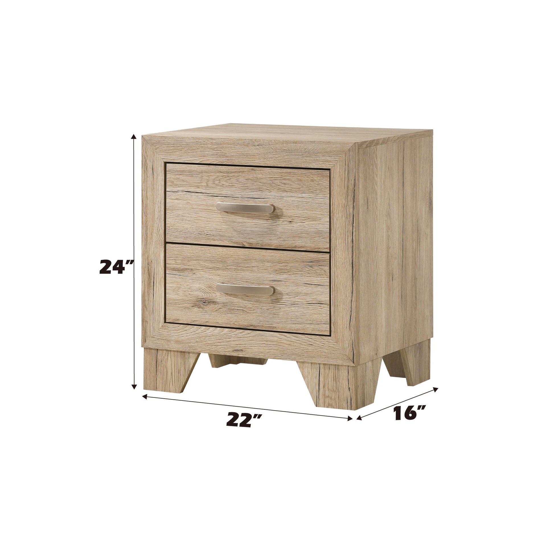 Miquell - Elegant Design Nightstand - The Sleep Loft - Online Mattress Showroom NYC