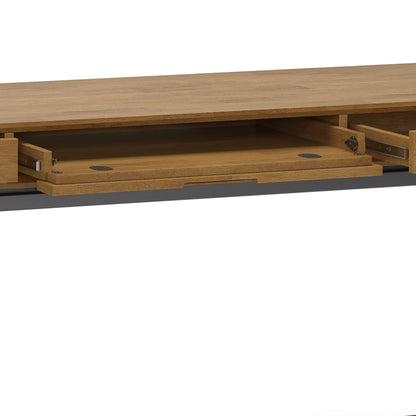 Banting - Mid Century Wide Desk, Handcrafted - The Sleep Loft - Online Mattress Showroom NYC