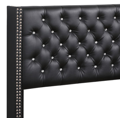 Upholstered Nailhead Trim Chic Bed - The Sleep Loft - Online Mattress Showroom NYC