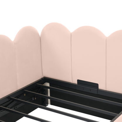 Upholstered Daybed With Metal Slatted Base - The Sleep Loft - Online Mattress Showroom NYC