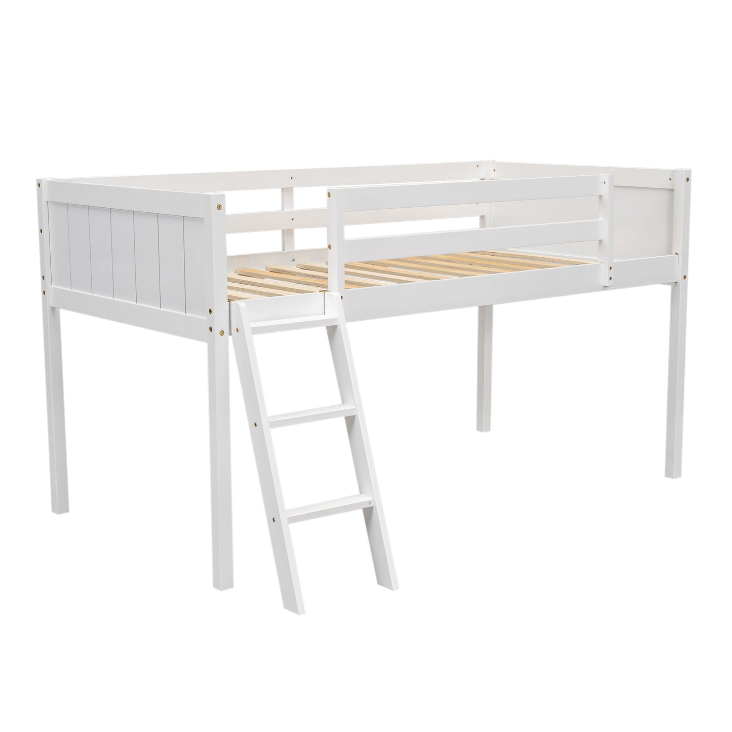 Low Loft Bed With Adjustable Ladder - The Sleep Loft - Online Mattress Showroom NYC