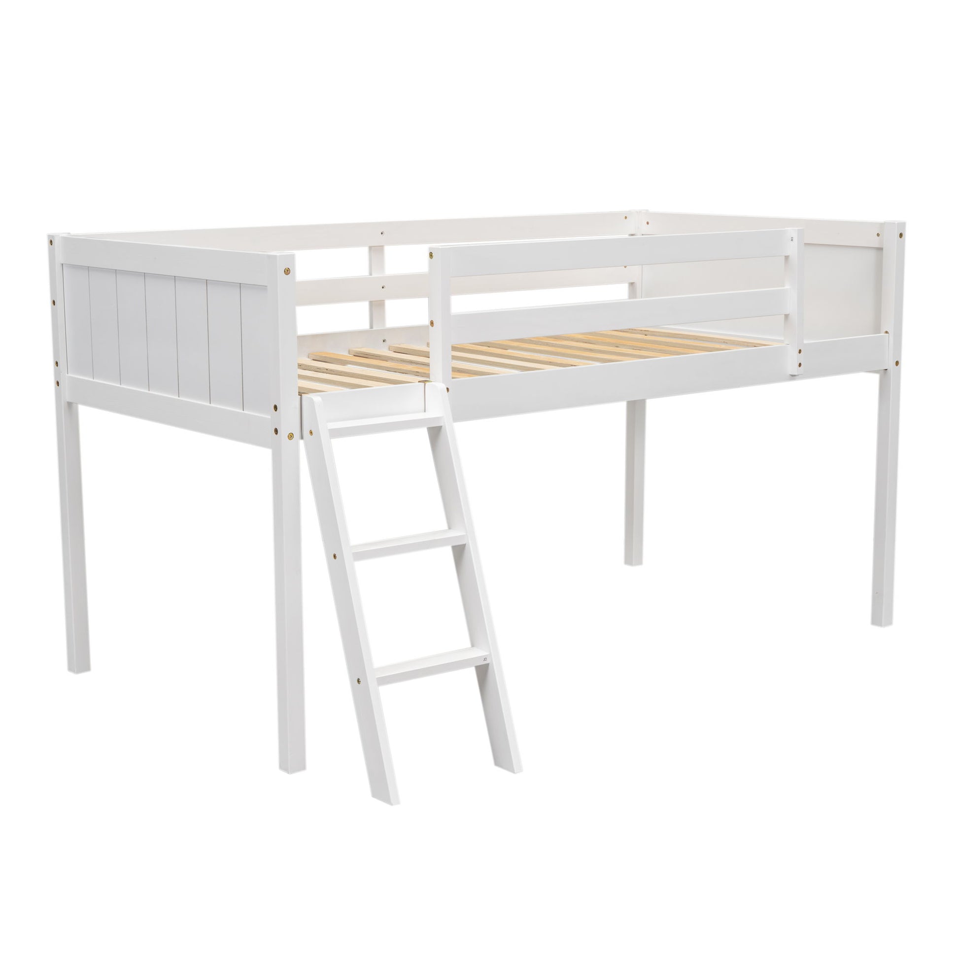 Low Loft Bed With Adjustable Ladder - The Sleep Loft - Online Mattress Showroom NYC