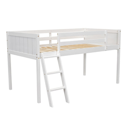 Low Loft Bed With Adjustable Ladder - The Sleep Loft - Online Mattress Showroom NYC